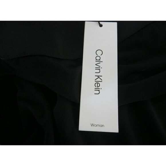 Calvin Klein Women's Plus Size Black Drawstring-Waist Sleeveless Top 2X - Picture 8 of 9